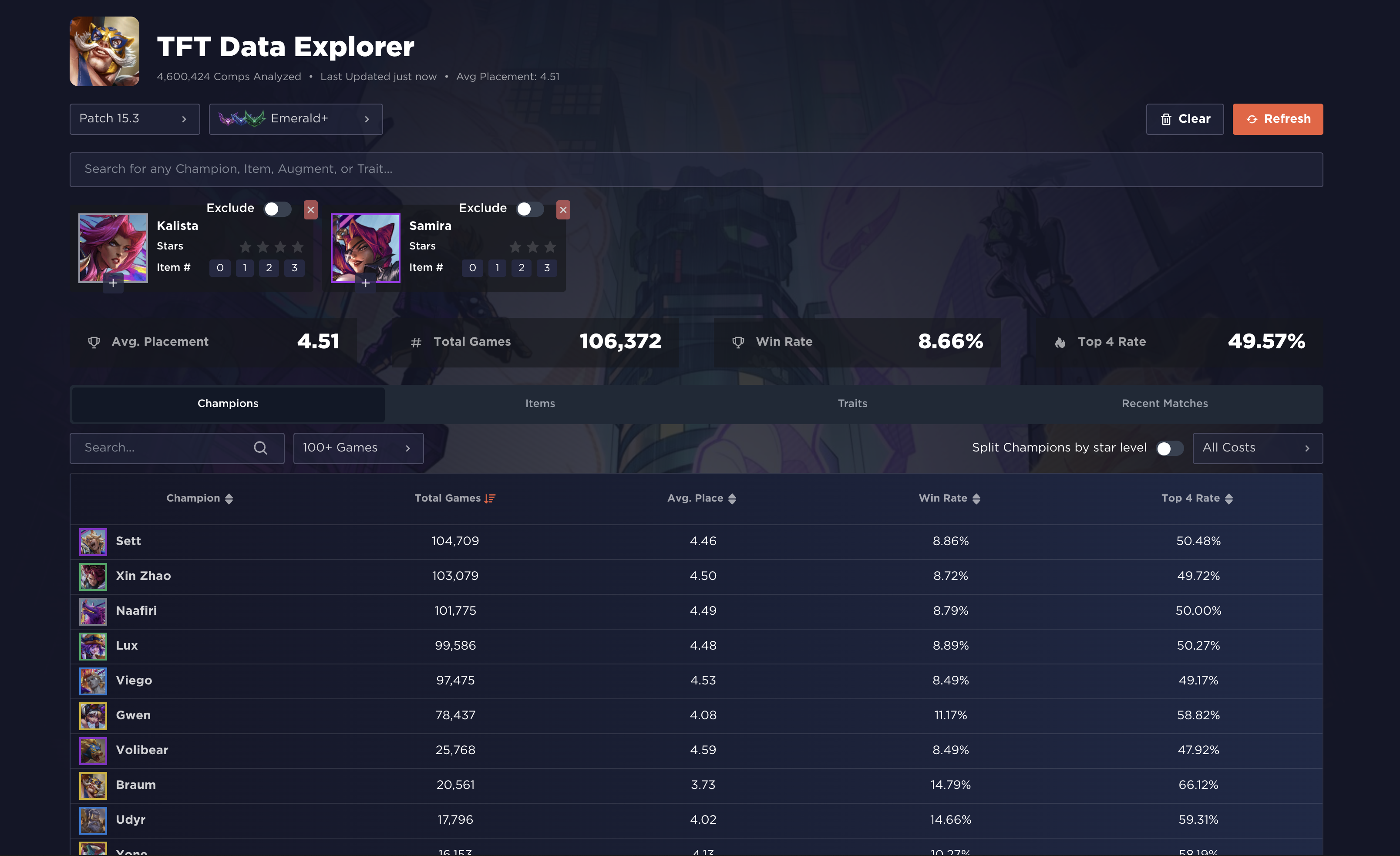 Explorer — complex real-time querying and filtering